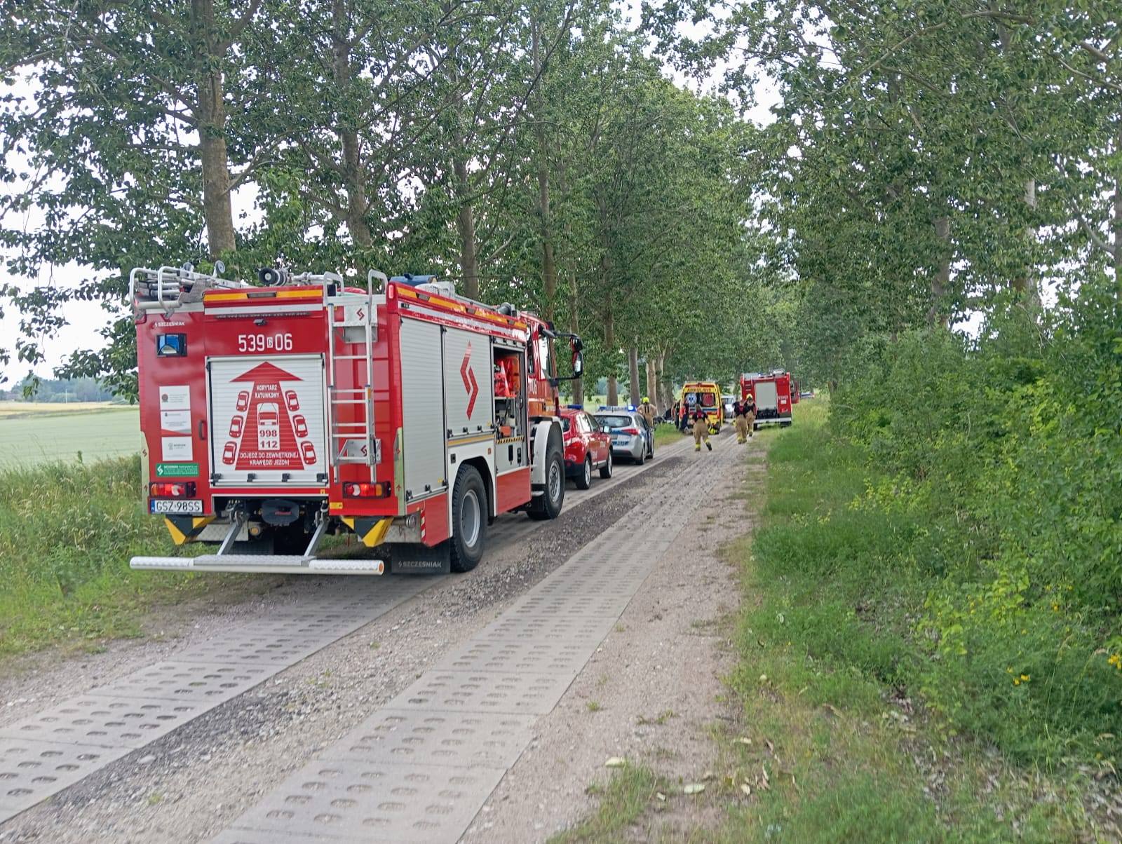 śmiertelny wypadek w Sztumskiej Wsi